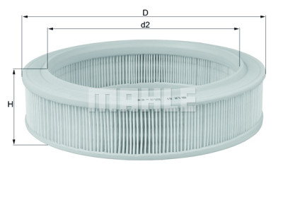 Filtro de ar MAHLE ORIGINAL LX 81