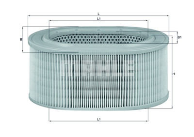 Filtro de ar MAHLE ORIGINAL LX 817