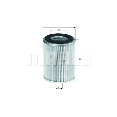 Filtro de ar MAHLE ORIGINAL LX 830