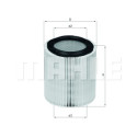 Filtro de ar MAHLE ORIGINAL LX 898