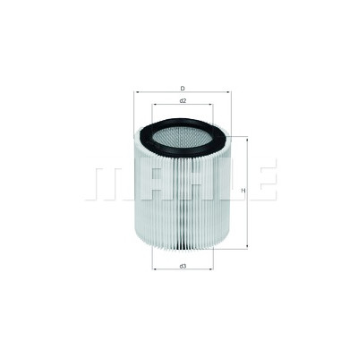 Filtro de ar MAHLE ORIGINAL LX 898