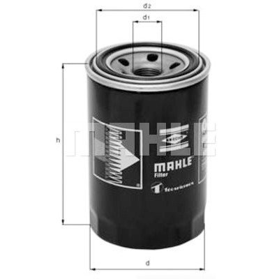 Filtro de óleo MAHLE ORIGINAL OC 217/6
