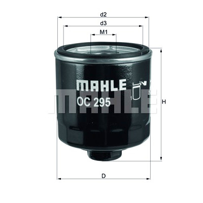 Filtro de óleo MAHLE ORIGINAL OC 295