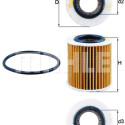 Filtro de óleo MAHLE ORIGINAL OX 834D