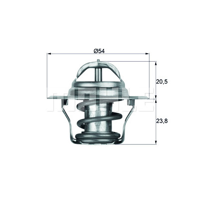 Termostato, refrigerante MAHLE ORIGINAL TX 14 87D