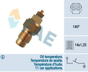 Sensor de temperatura do óleo FAE 35-190