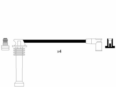 Conjunto de cabos de ignição NGK 6984