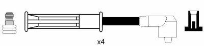 Conjunto de cabos de ignição NGK 7200