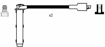 Conjunto de cabos de ignição NGK 7705