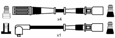 Conjunto de cabos de ignição NGK 8523