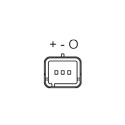 Sensor, pressão colector de admissão