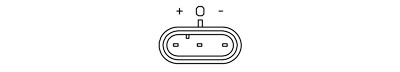Sensor, pressão colector de admissão