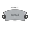 Pastilhas de freio TEXTAR 2029301