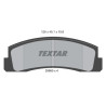 Pastilhas de freio TEXTAR 2066001