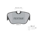 Pastilhas de freio TEXTAR 2105503