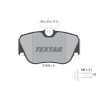 Pastilhas de freio TEXTAR 2105503