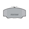 Pastilhas de freio TEXTAR 2114103