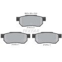 Pastilhas de freio TEXTAR 2131201