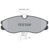 Pastilhas de freio TEXTAR 21481 01