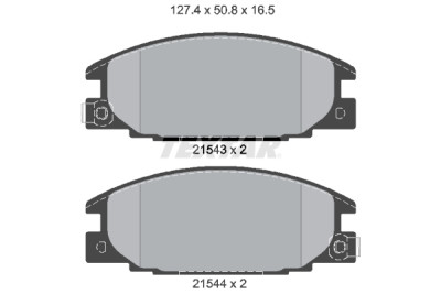 Pastilhas de freio TEXTAR 2154302