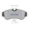 Pastilhas de freio TEXTAR 21546 01