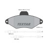 Pastilhas de freio TEXTAR 2163102
