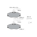 Pastilhas de freio TEXTAR 2167403