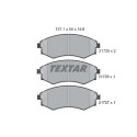 Pastilhas de freio TEXTAR 2172502