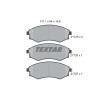 Pastilhas de freio TEXTAR 2172502