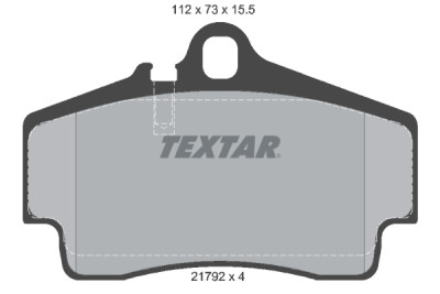 Pastilhas de freio TEXTAR 2179203