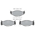 Pastilhas de freio TEXTAR 21815 01