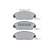 Pastilhas de freio TEXTAR 2187901