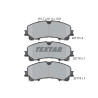 Pastilhas de freio TEXTAR 2211701