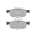 Pastilhas de freio TEXTAR 2214601