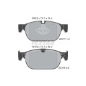 Pastilhas de freio TEXTAR 2231701