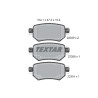 Pastilhas de freio TEXTAR 2234901
