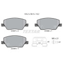 Pastilhas de freio TEXTAR 2239701
