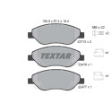 Pastilhas de freio TEXTAR 2247601
