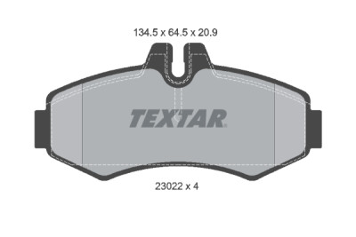 Pastilhas de freio TEXTAR 23022 01