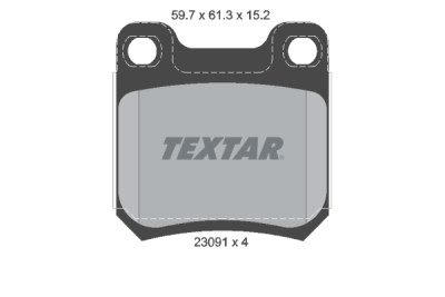 Pastilhas de freio TEXTAR 2309102