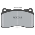 Pastilhas de freio TEXTAR 2309203