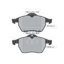Pastilhas de freio TEXTAR 2311502