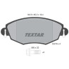 Pastilhas de freio TEXTAR 2327904