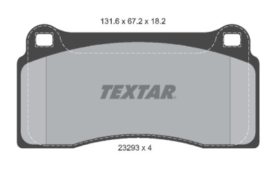 Pastilhas de freio TEXTAR 23293 01