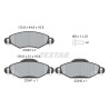 Pastilhas de freio TEXTAR 23340 01