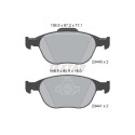 Pastilhas de freio TEXTAR 2344007