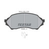 Pastilhas de freio TEXTAR 2349002