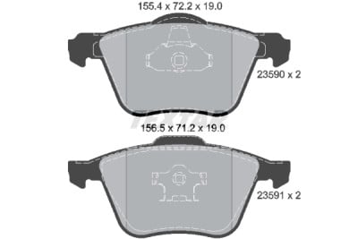 Pastilhas de freio TEXTAR 2359001
