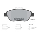 Pastilhas de freio TEXTAR 2370803