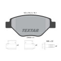 Pastilhas de freio TEXTAR 2393401